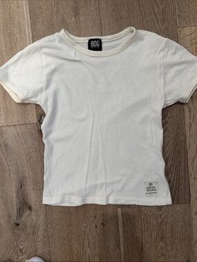 BDG Off-White Short Sleeve Tee
